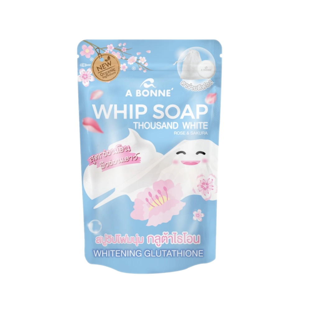 A BONNE’ Whip Bath Soap Thousand White Rose And Sakura Whitening ...